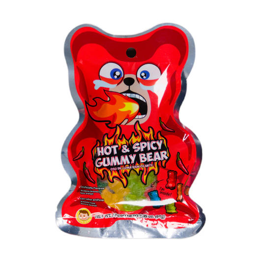 POCAS Hot & Spicy Gummy Bear 84g - Panda-Panda Asia Shop by JEN
