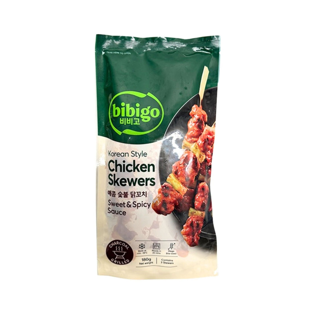 BIBIGO Hühnerspieße Korean Style süß & scharf Sauce 180g - Panda-Panda Asia Shop by JEN