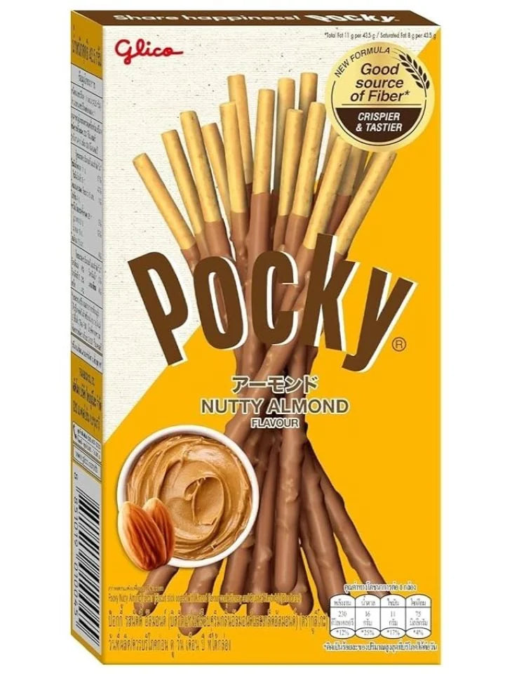 GLICO Pocky Biscuit Stick Nutty Almond Flavour 39g