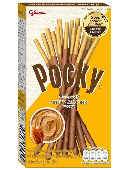 GLICO Pocky Biscuit Stick Nutty Almond Flavour 39g