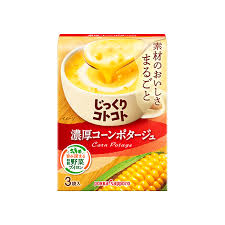 POKKA SAPPORO Jikkuri Kotokoto Rich Corn Potage Soup 67.5g - Panda-Panda Asia Shop by JEN