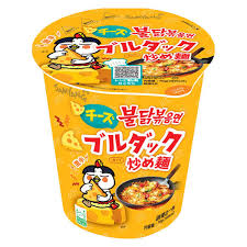 SAMYANG JP Buldak - Instant-Nudeln Scharfes Huhn Käse Becher Japan 80g - Panda-Panda Asia Shop by JEN