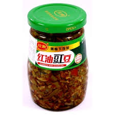 CHUAN NAN Knusprige Augenbohnen mit Chili Öl 330g - Panda-Panda Asia Shop by JEN