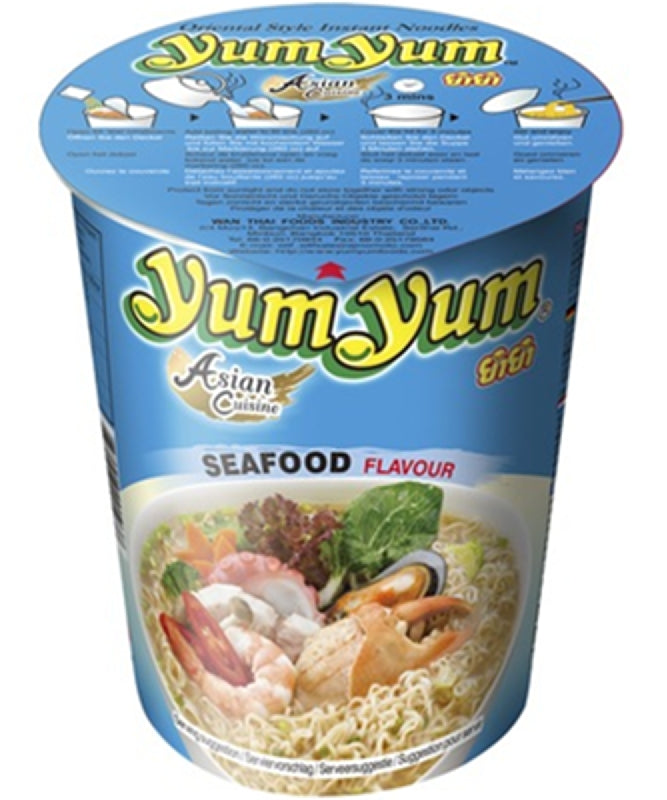 YUM YUM Instant Nudeln Meeresfrüchte 70g - Panda-Panda Asia Shop by JEN
