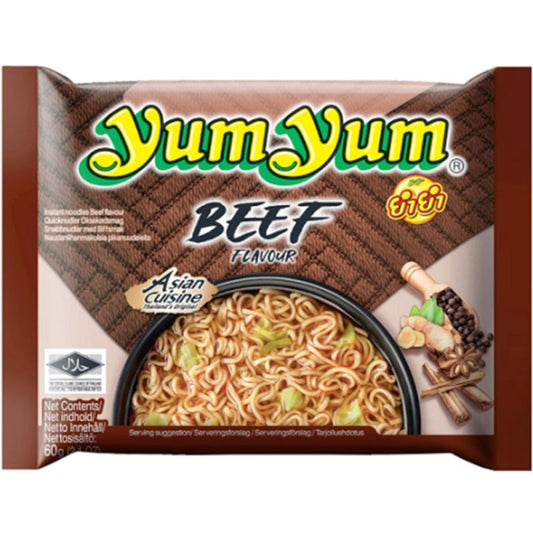 YUM YUM Instant Nudeln Rindfleisch 60g - Panda-Panda Asia Shop by JEN