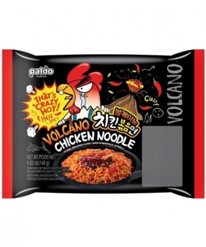 PALDO Instant Nudeln Volcano Huhn Scharf 140g - Panda-Panda Asia Shop by JEN