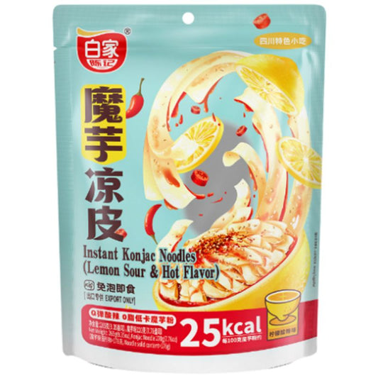 BAIJIA Instantnudeln Konjac Zitrone Hot & Sour 265g - Panda-Panda Asia Shop by JEN