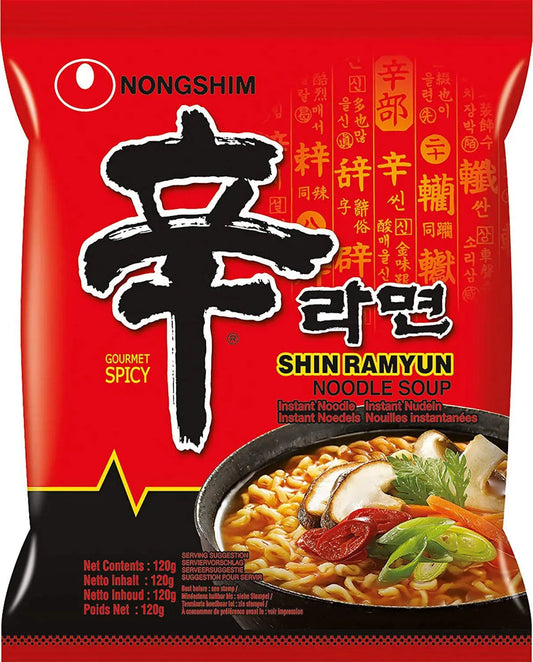 NONGSHIM Instantnudeln Shin Ramyun 120g - Panda-Panda Asia Shop by JEN