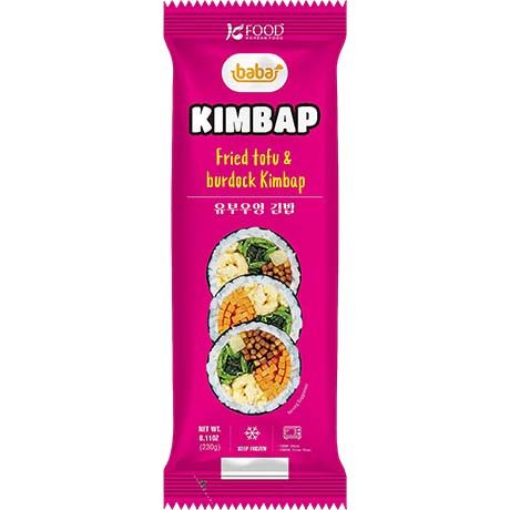 G BABA Kimbap Frittierter Tofu & Burdock-Wurzel 230g - Panda-Panda Asia Shop by JEN