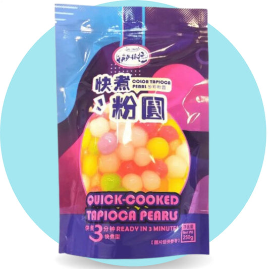 KLKW Schnellkoch Tapioka Perlen Gemischte Farben 250g - Panda-Panda Asia Shop by JEN