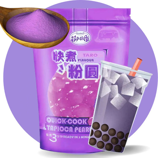 KLKW Schnellkoch Tapioka Perlen Taro 250g - Panda-Panda Asia Shop by JEN