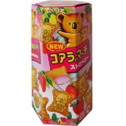 LOTTE KOALA March Biscuits Strawberry Flavour - Panda-Panda Asia Shop by JEN