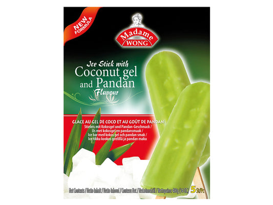 MADAME WONG Kokosgel und Pandan Stieleis 400g - Panda-Panda Asia Shop by JEN