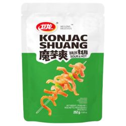 WEILONG Konjac Shuang Sour & Hot 252g - Panda-Panda Asia Shop by JEN
