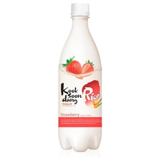 KOOKSOONDANG Kooksoondang Korean Rice Wine Strawberry 0.75l - Panda-Panda Asia Shop by JEN