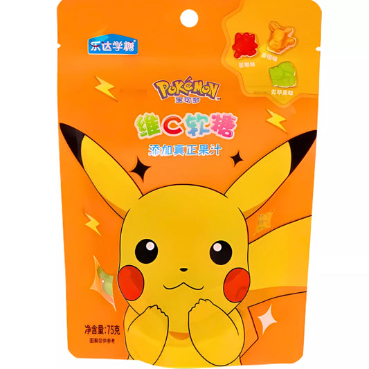 LEDA Pokemon Vitamin C Fruchtgummi 75g - Panda-Panda Asia Shop by JEN