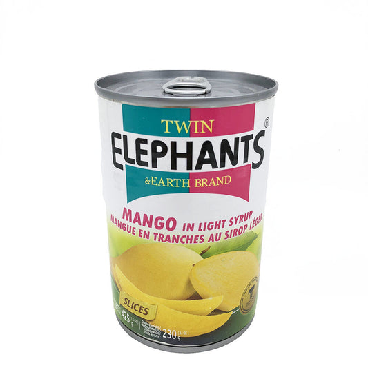 TWIN ELEPHANTS Mangoscheiben Leicht Gezuckert 425g - Panda-Panda Asia Shop by JEN
