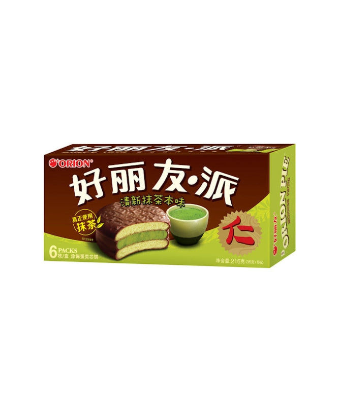 ORION Matcha Schokoladen Kuchen 216g - Panda-Panda Asia Shop by JEN