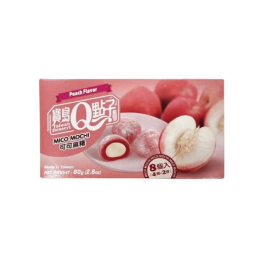 Q-BRAND Mico Mochi Pfirsich 80g - Panda-Panda Asia Shop by JEN