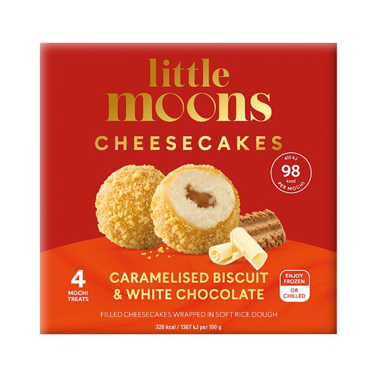 LITTLE MOONS Mochi, Cheesecakes Karamell und weiße Schokolade 120g - Panda-Panda Asia Shop by JEN