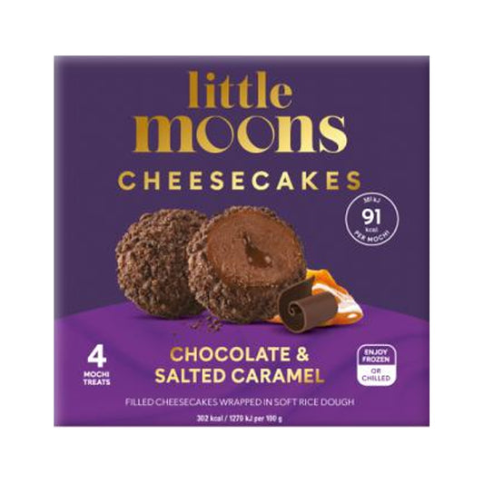 LITTLE MOONS Mochi, Cheesecakes Schokolade und Salzkaramell 120g - Panda-Panda Asia Shop by JEN