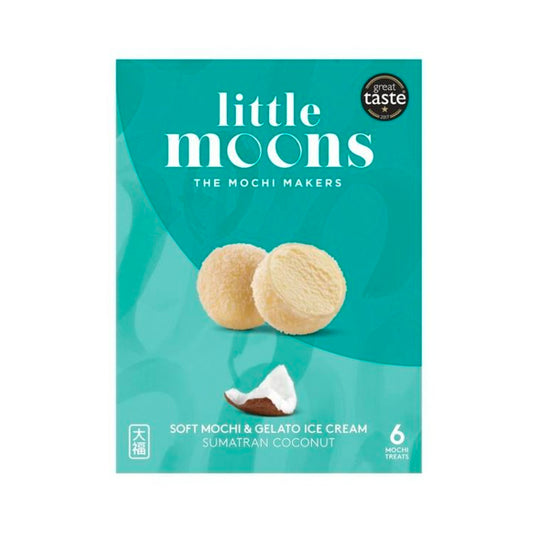 LITTLE MOONS Mochi-Eis Kokos 192g - Panda-Panda Asia Shop by JEN