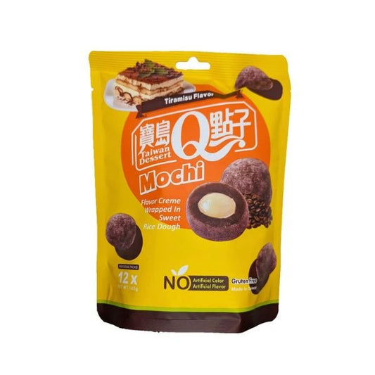 Q-BRAND Mochi Tiramisu Geschmack 180g - Panda-Panda Asia Shop by JEN