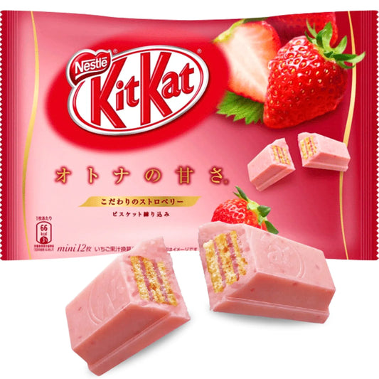 NESTLE NESTLE Kit Kat Mini O.N.A Strawberry 116g - Panda-Panda Asia Shop by JEN