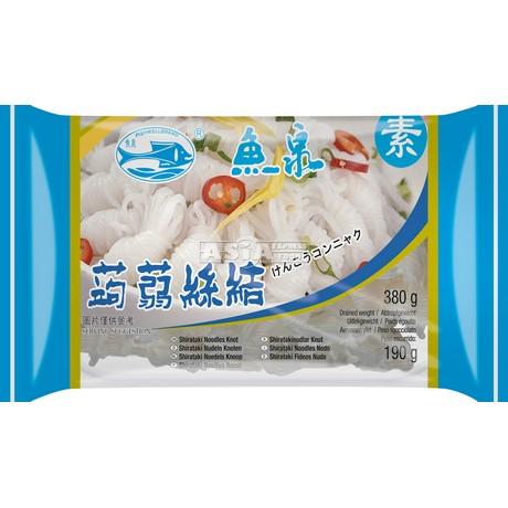 FISH WELL Nudelknoten Shirataki 380g - Panda-Panda Asia Shop by JEN