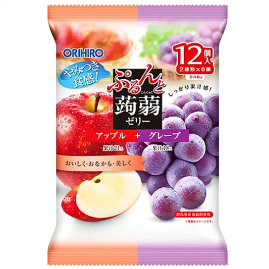 ORIHIRO Apfel-Trauben-Pflaumen-Konjak-Gelee 240g