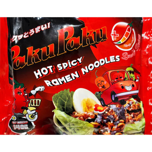 PAKUPAKU PakuPaku Inst Noodle Speedy Spicy 140g - Panda-Panda Asia Shop by JEN