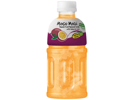 MOGU MOGU Passionsfruchtgetränk mit Nata de Coco 320ml - Panda-Panda Asia Shop by JEN