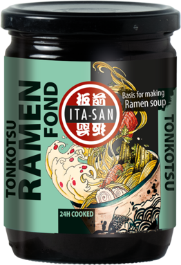 ITA-SAN Ramen Fond Tonkotsu 440ml - Panda-Panda Asia Shop by JEN