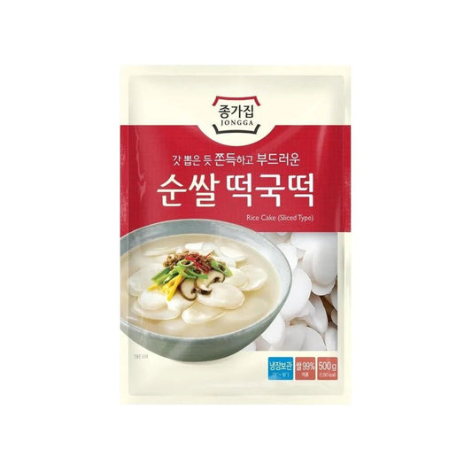 JONGGA Reiskuchen Koreanisch Scheiben 1kg - Panda-Panda Asia Shop by JEN