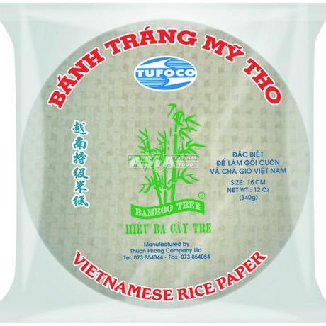 BAMBOO TREE Reispapier Sommerrolle Rund 16 cm 0.7kg - Panda-Panda Asia Shop by JEN