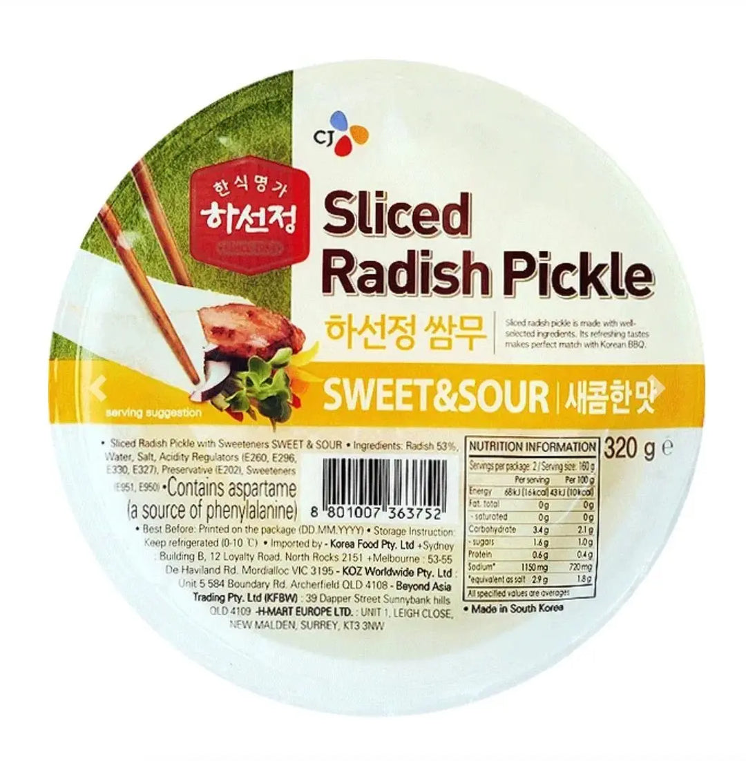 CJ Rettich Eingelegt für Wraps Süßsauer 320g - Panda-Panda Asia Shop by JEN
