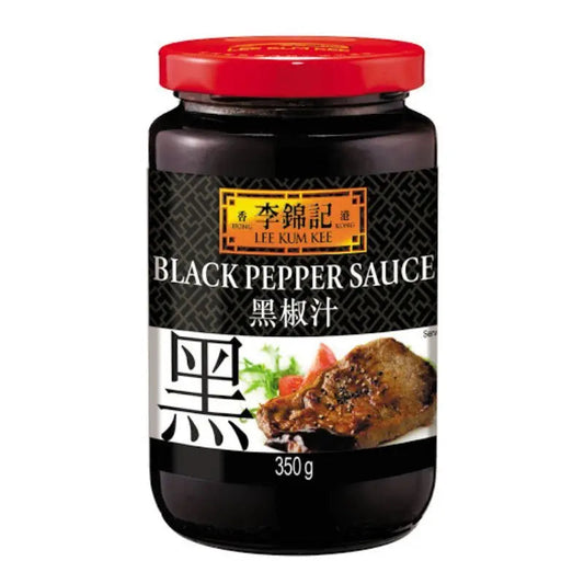 LEE KUM KEE Schwarze Pfeffersosse 350g - Panda-Panda Asia Shop by JEN