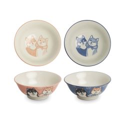 LTP Shiba Schüssel Blau/Orange - Panda-Panda Asia Shop by JEN
