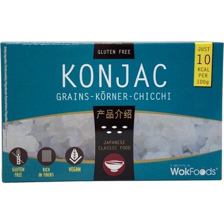 WOK FOODS Shirataki Konjac-Körner 350g - Panda-Panda Asia Shop by JEN