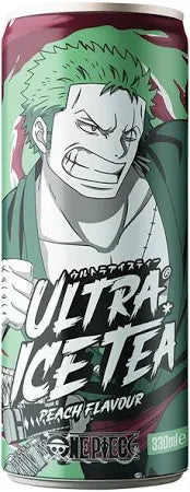 ULTRA ICE TEA Bio Eistee, One Piece, Zoro, Pfirsich 330ml