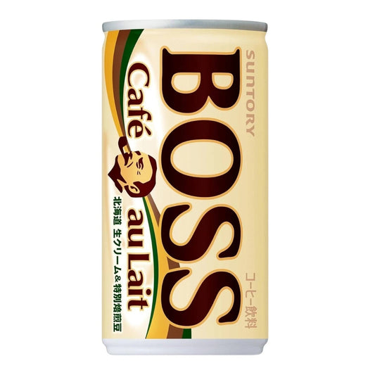 SUNTORY Boss Kaffee Au Lait 185ml - Panda-Panda Asia Shop by JEN