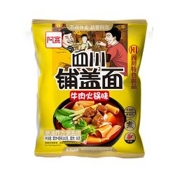 Sichuan Breit Nudeln Rindgeschmack 110g - Panda-Panda Asia Shop by JEN
