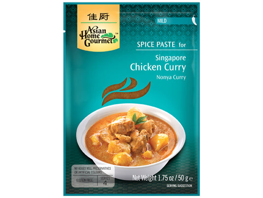 AHG Singapur Hühnercurry Würzpaste 50g - Panda-Panda Asia Shop by JEN