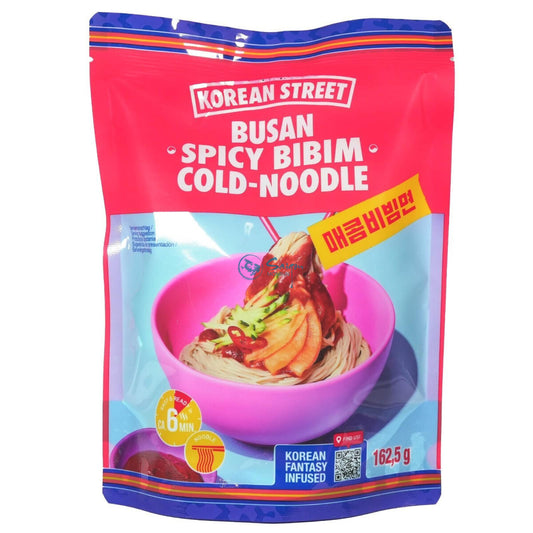 KOREAN STREET Busan Spicy Bibim Cold-Noodle 163g - Panda-Panda Asia Shop by JEN
