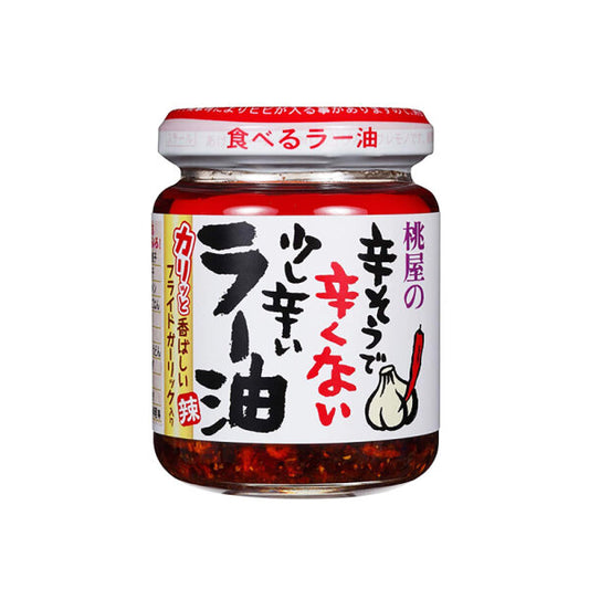 MOMOYA Taberu Rayu, Chili Knoblauch Öl 110g - Panda-Panda Asia Shop by JEN