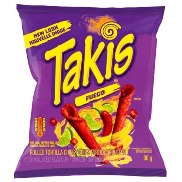 TAKIS Mais Chips Fuego 90g