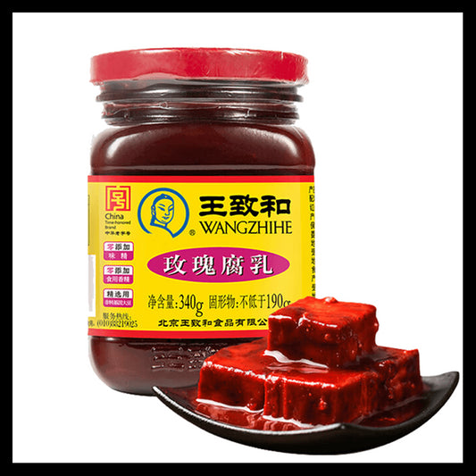 WANG ZHI HE Tofu Fermentiert mit Rosen 340g - Panda-Panda Asia Shop by JEN