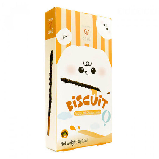 TOKIMEKI Tokimeki Biscuit Stick Almond Crush Choco 40g - Panda-Panda Asia Shop by JEN