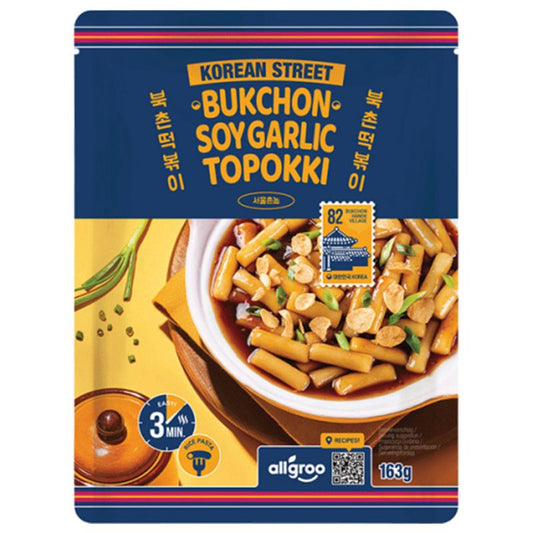 KOREAN STREET Topokki, Sojasauce und Knoblauch 200g - Panda-Panda Asia Shop by JEN