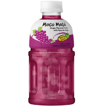 MOGU MOGU Traubengetränk mit Nata de Coco 320ml - Panda-Panda Asia Shop by JEN
